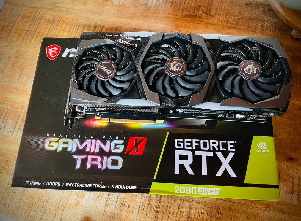 MSI Gforce RTX 2080 Super Gaming X Trio, Informatique & Logiciels, Enlèvement ou Envoi, Comme neuf, Nvidia