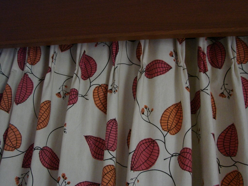 6 design grote gordijnen ophangklaar-gevoerd, Ophalen, Overgordijn, Polyester, Plooiafwerking