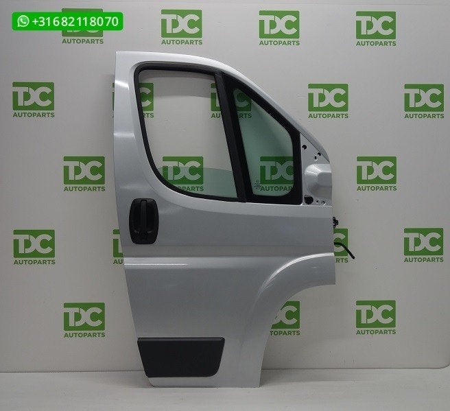 Fiat Ducato ('06-'19) Voorportier rechts zilvergrijs, Gebruikt, Fiat, Deur, Ophalen of Verzenden