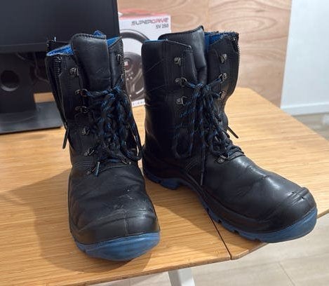 Chaussures de sécurité Atlas taille 44, Bottes, Comme neuf, Enlèvement, Noir
