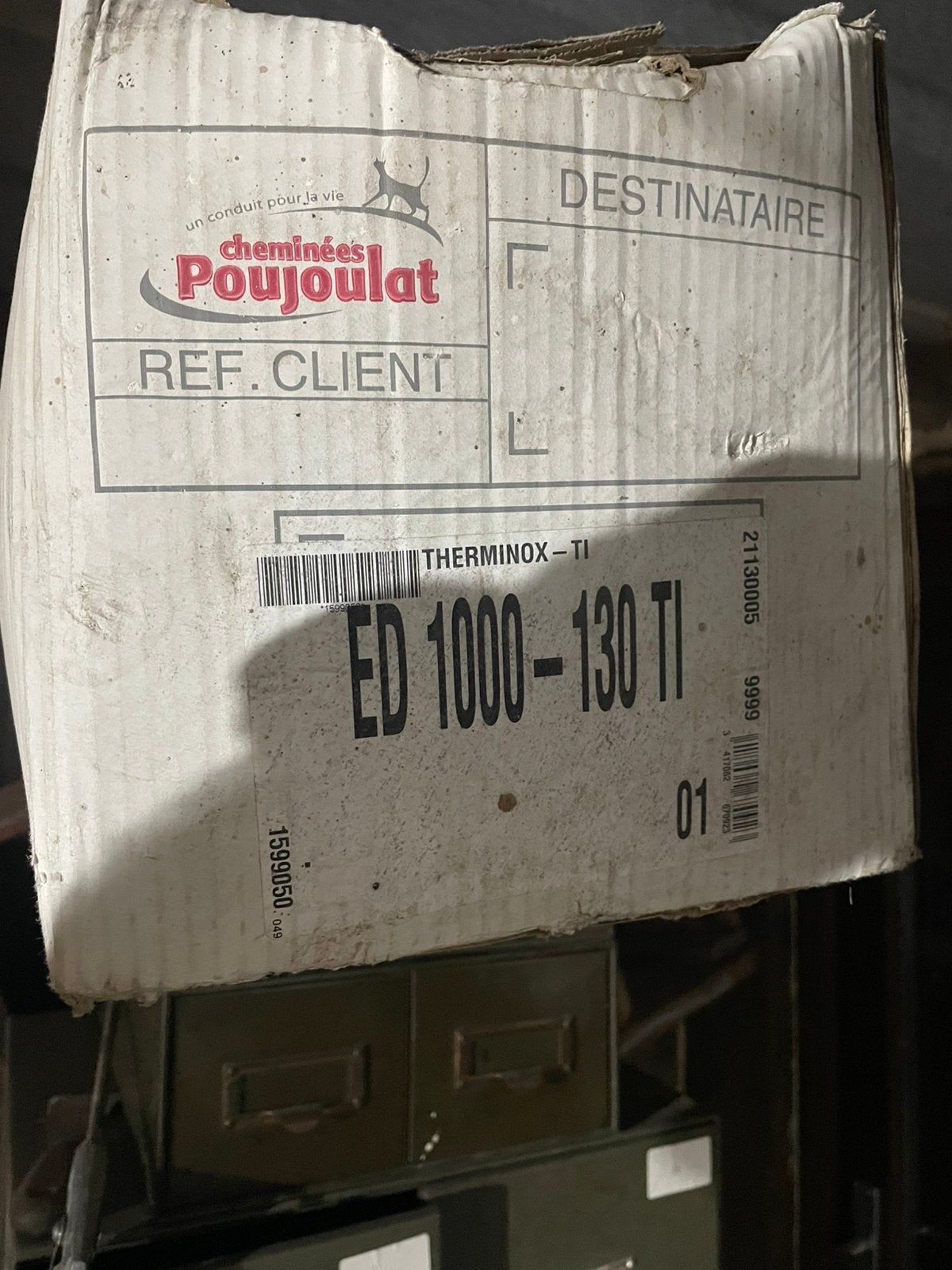 Poujoulat Dubbelwandig rookkanaal, Ophalen, Nieuw