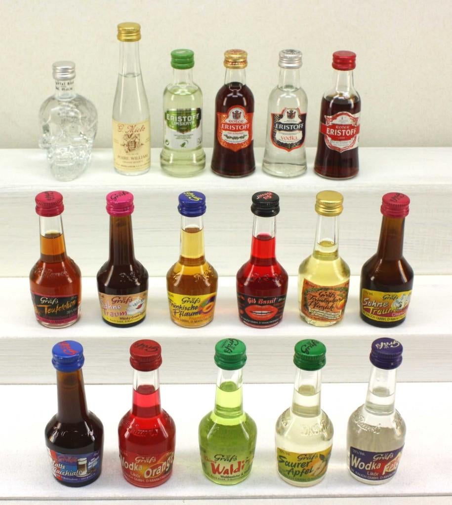 Miniatuurflesjes – 17 stuks., Verzamelen, Ophalen of Verzenden, Nieuw, Overige gebieden, Overige typen