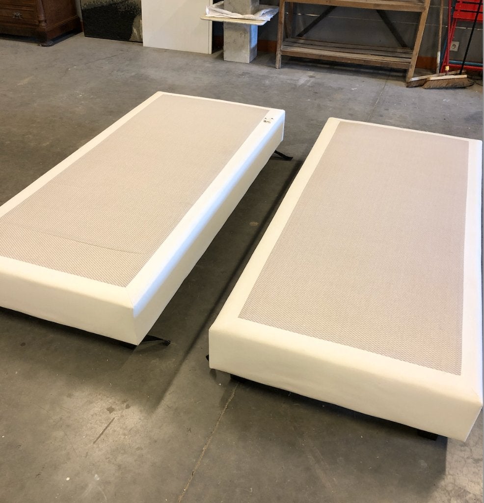 bed boxsprings, Ophalen, Gebruikt, 200 cm, 90 cm