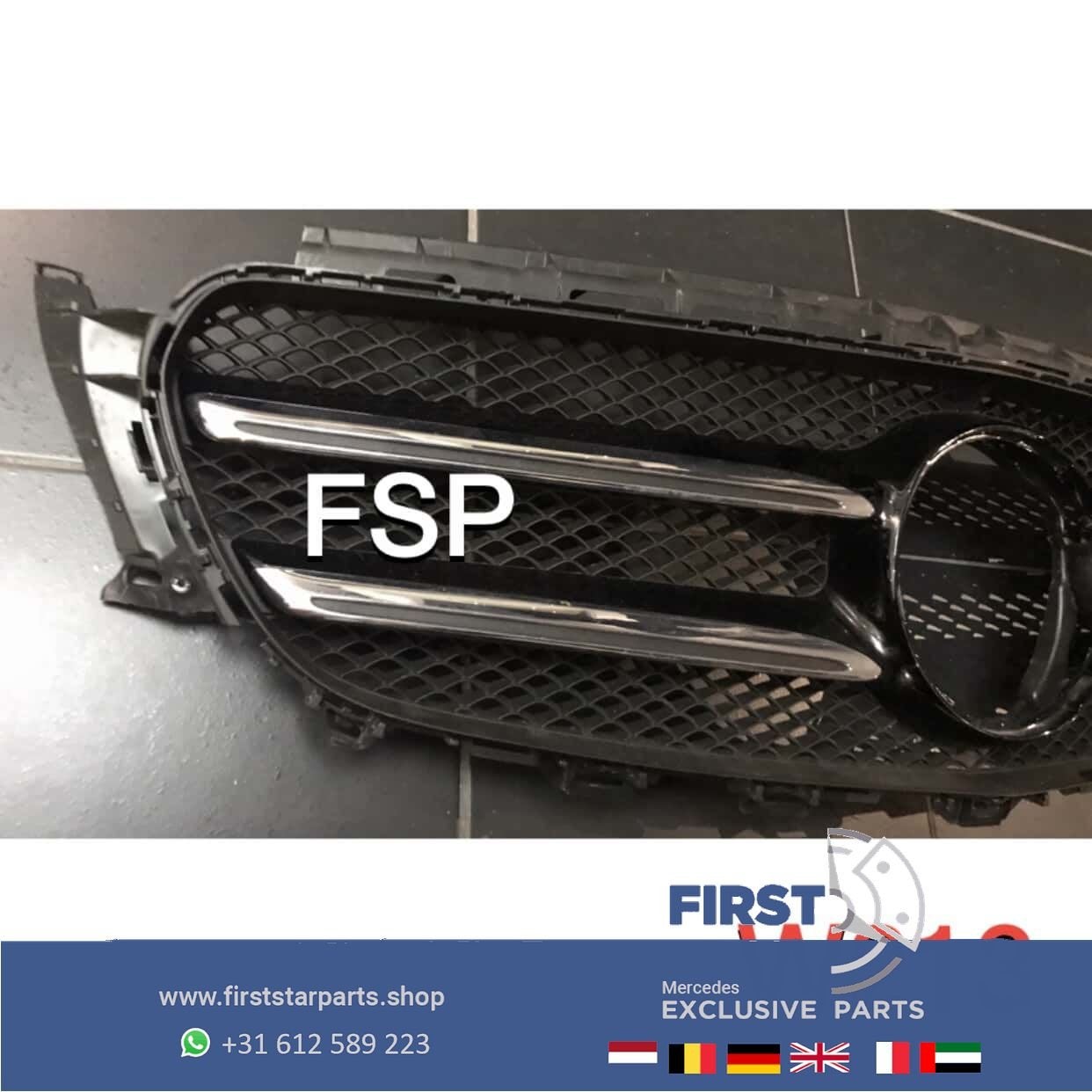 W213 S213 GRIL ORIGINEEL Mercedes E Klasse NIGHT PAKKET 2016, Utilisé, -, -, Enlèvement ou Envoi