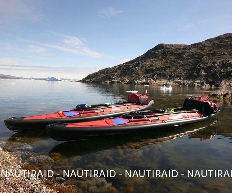2 zeekajaks Nautiraid 520 tandem of enkele Greenlander, Watersport en Boten, Ophalen, Gebruikt, 2-persoons