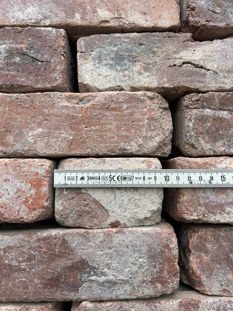 Winterslagse recup gevelstenen, Doe-het-zelf en Bouw, Metselstenen, Ophalen, Gebruikt, Bakstenen