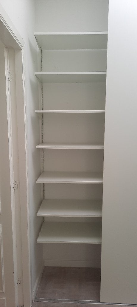 Ingemaakte kast, Ophalen