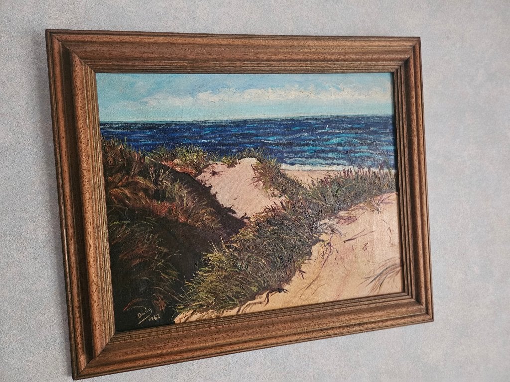 MOET WEG schilderij duinen, Enlèvement