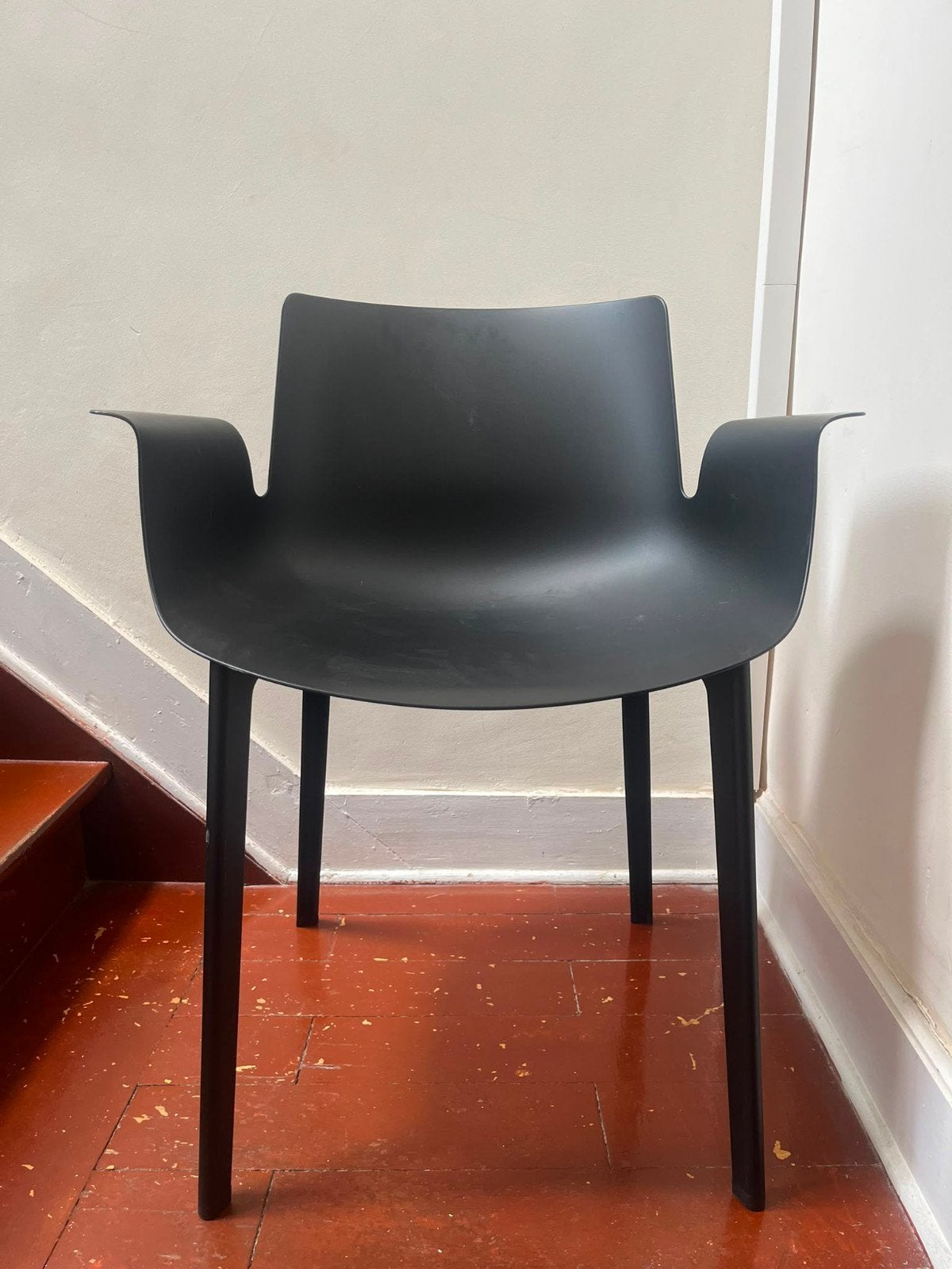 Chaises Kartell Piuma noires, Maison & Meubles, Design, Synthétique, Enlèvement, Utilisé