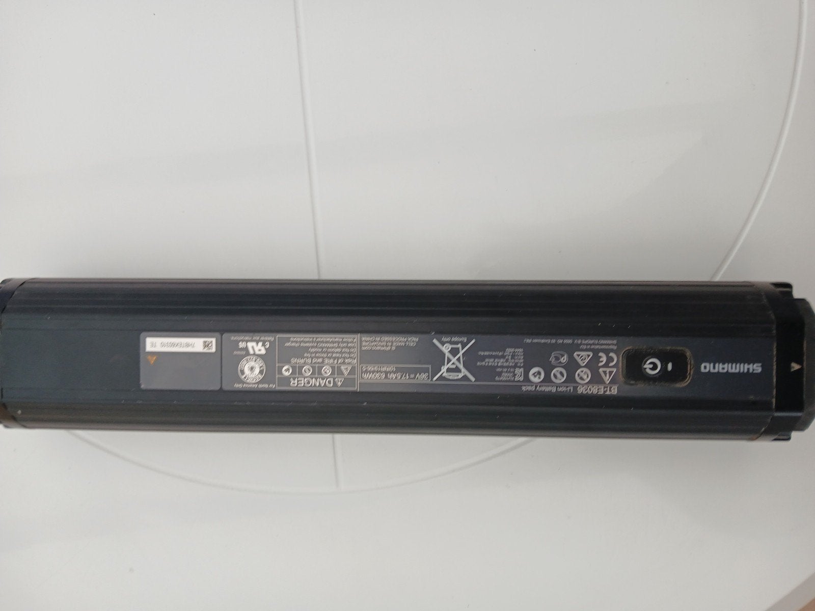 Shimano steps BT-E8036, Ophalen
