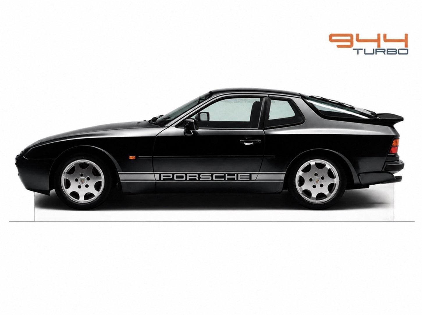 Zilvergrijze zijstickers/stickers van Porsche, Ophalen of Verzenden, Porsche