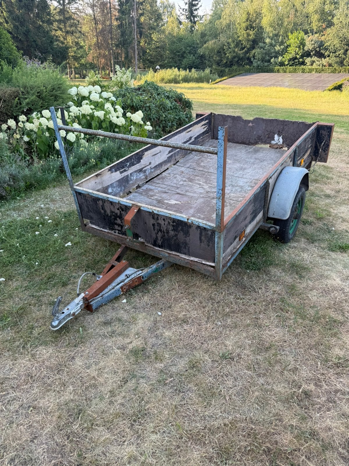 Aanhangwagen 2,5m x 1,4m, Ophalen, Gebruikt