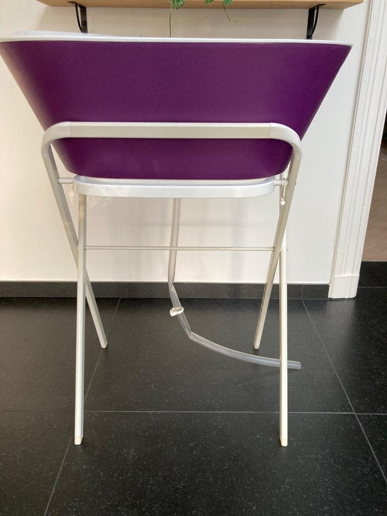 Hoppop babybadje met standaard en afvoerslang, Kinderen en Baby's, Zo goed als nieuw, Badje, Standaard, Ophalen