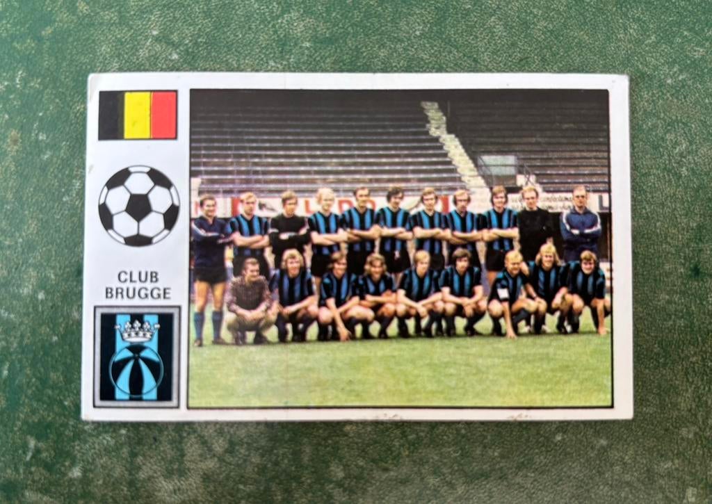 Panini plaatje team Club Brugge Football 72-73, Verzamelen, Verzenden, Zo goed als nieuw