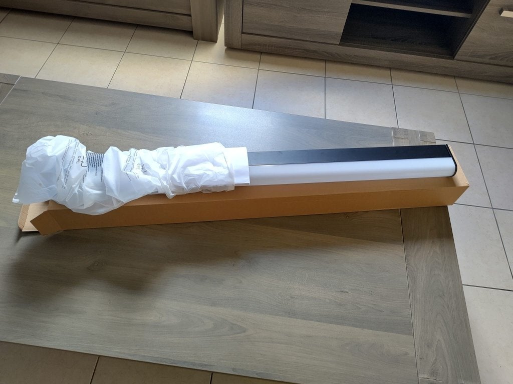 Lindby Ulisan LED badkamer wandlamp 88cm - IP44, Ophalen of Verzenden, Zo goed als nieuw, Metaal, Badkamer wandlamp