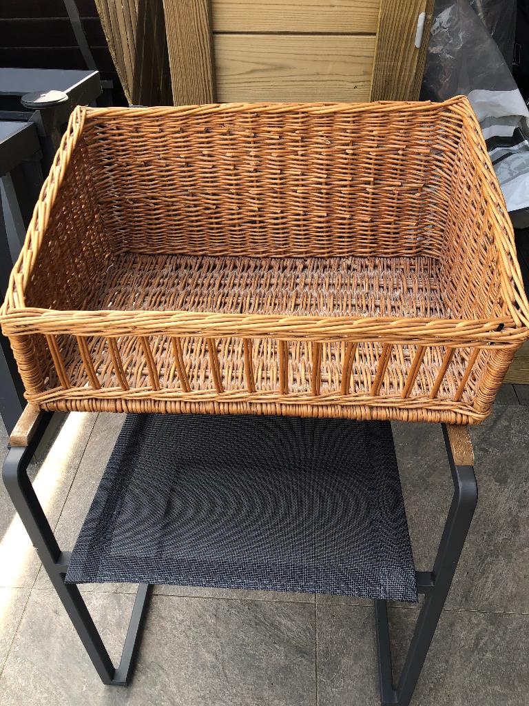 rietenmanden stokbrood en pistolets, Huis en Inrichting, Woonaccessoires | Schalen en Manden, Ophalen, Gebruikt, Overige vormen