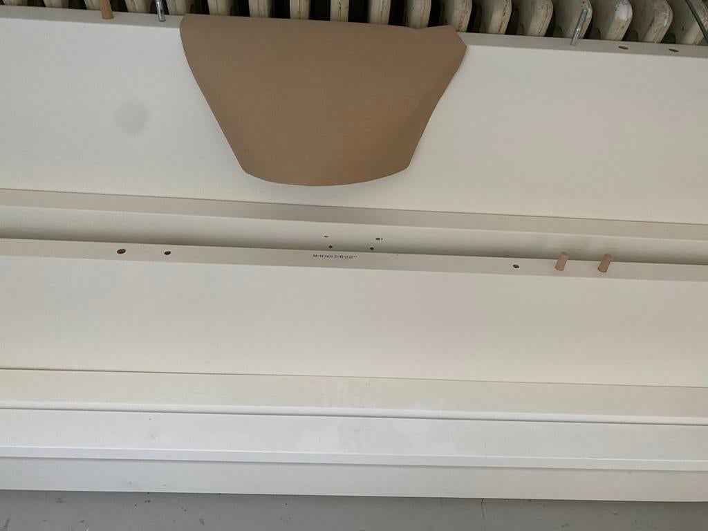 Ikea tweepersoonsbed inclusief 2 lattenbodems, Huis en Inrichting, Slaapkamer | Bedden, Ophalen, Modern Ikea, Wit, Tweepersoons