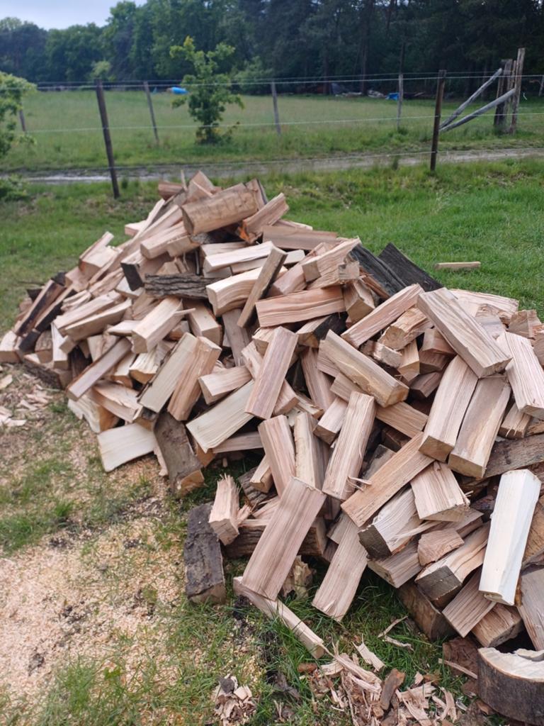 Vers en halfdroog brandhout Es en Esdoorn, Tuin en Terras, Brandhout, Ophalen