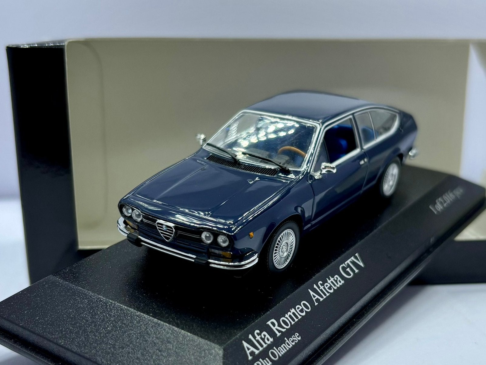 1:43 alfa Romeo alfetta GTV - MINICHAMPS, Ophalen of Verzenden, Zo goed als nieuw, MiniChamps