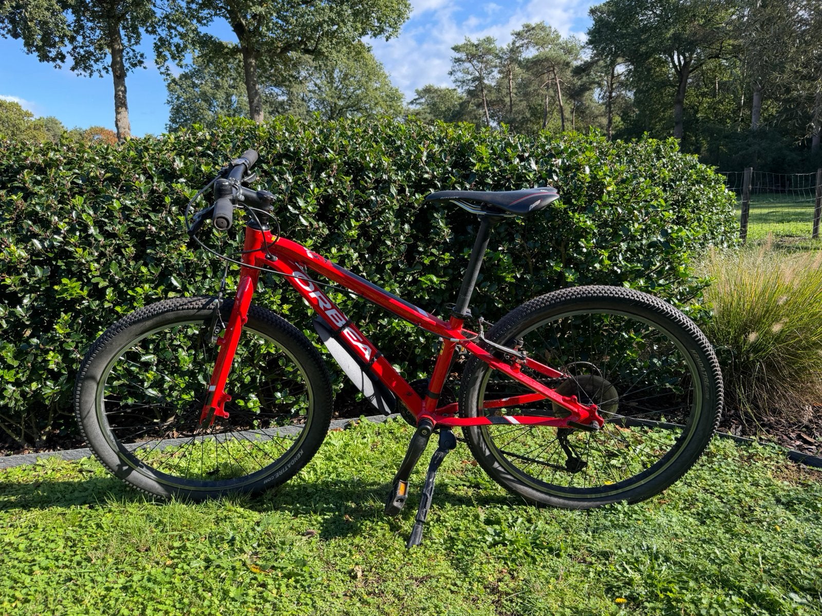 Rode Orbea MX 24 Kindermountenbike, Fietsen en Brommers, Ophalen, Gebruikt, Aluminium, 20 tot 24 inch