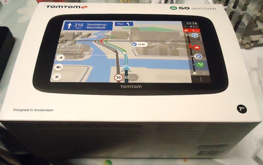 TomTom GO Discover GPS, 7-inch HD-scherm, Auto diversen, Ophalen, Zo goed als nieuw