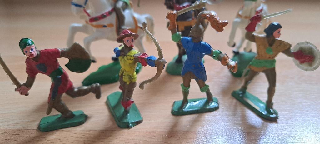 1/32 ridders, boogschutters en paarden, Ophalen of Verzenden, Gebruikt, 1:35 tot 1:50, Figuur of Figuren
