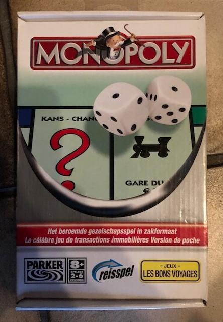 monopoly reisspel =nieuw(doos:24x15x5 cm.), Ophalen of Verzenden, Nieuw, Parker, Reisspel