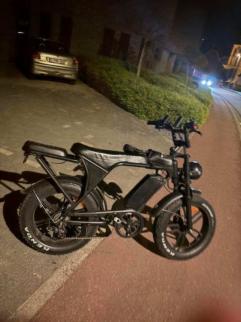 Fatbike ouxi c80 dubble accu, Fietsen en Brommers, Verzenden, Zo goed als nieuw