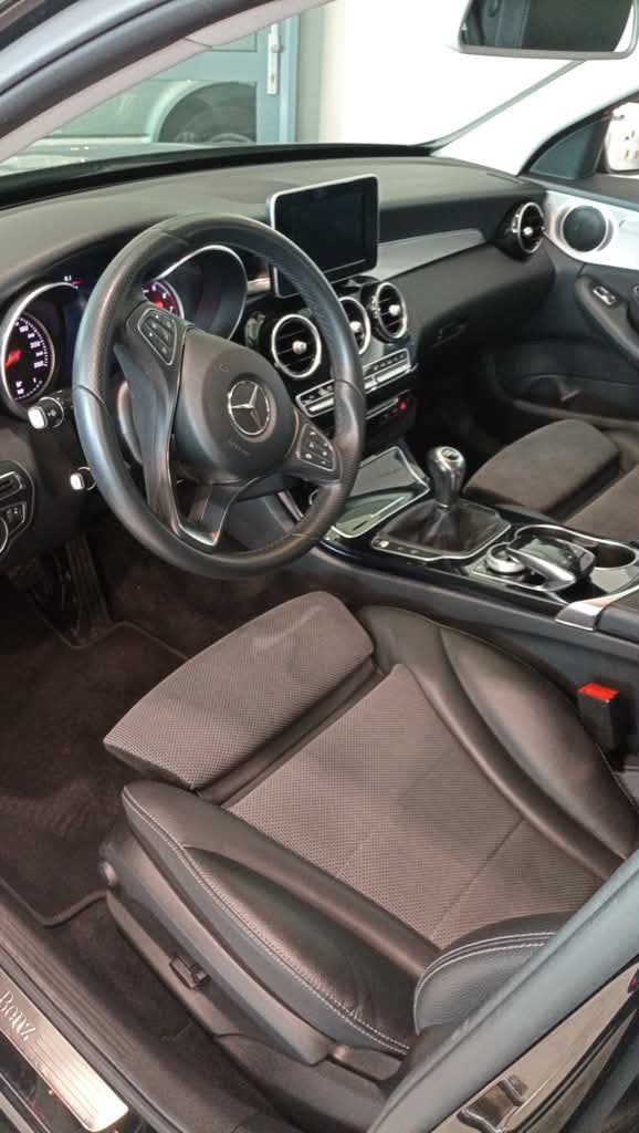 Mercedes c180 break, Auto's, Mercedes-Benz, Achterwielaandrijving, Leder en Stof, Zwart, 5 deurs
