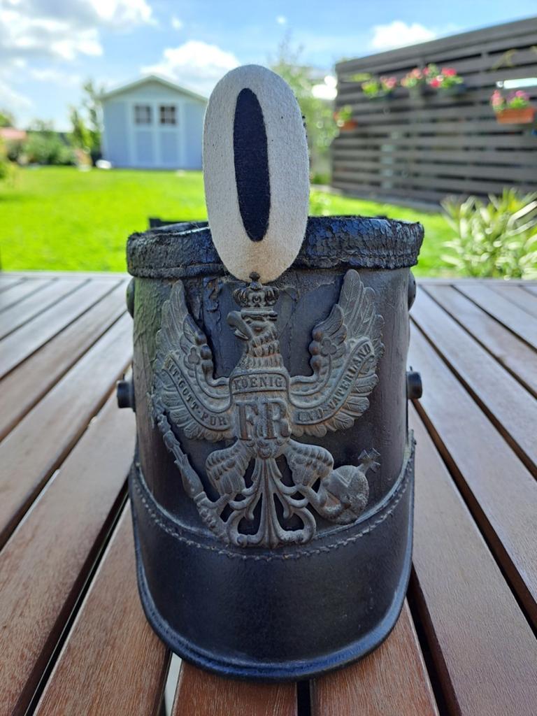 Pruisisch shako-model 1915 wo1 14-18, Verzamelen, Militaria | Algemeen, Ophalen of Verzenden, Landmacht, Helm of Baret