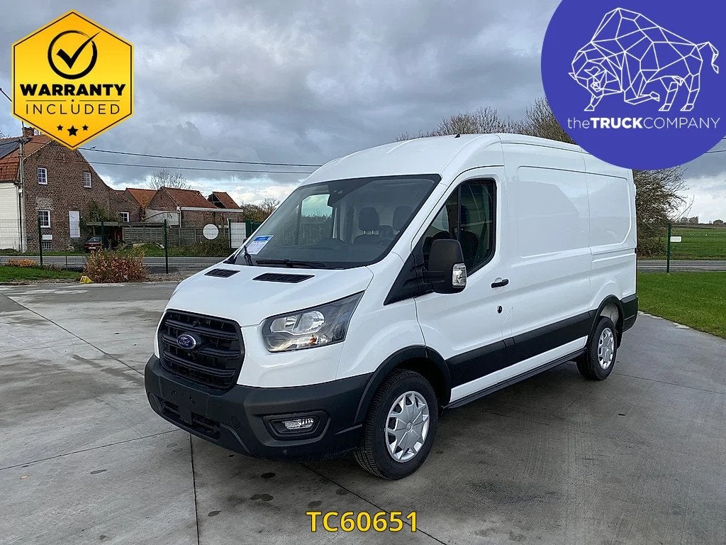 Ford Transit 130.35 L2H2 - AUTOMATIC GEARBOX - NEW VAN, Auto's, Euro 6, Overige kleuren, Elektrische buitenspiegels, 130 pk
