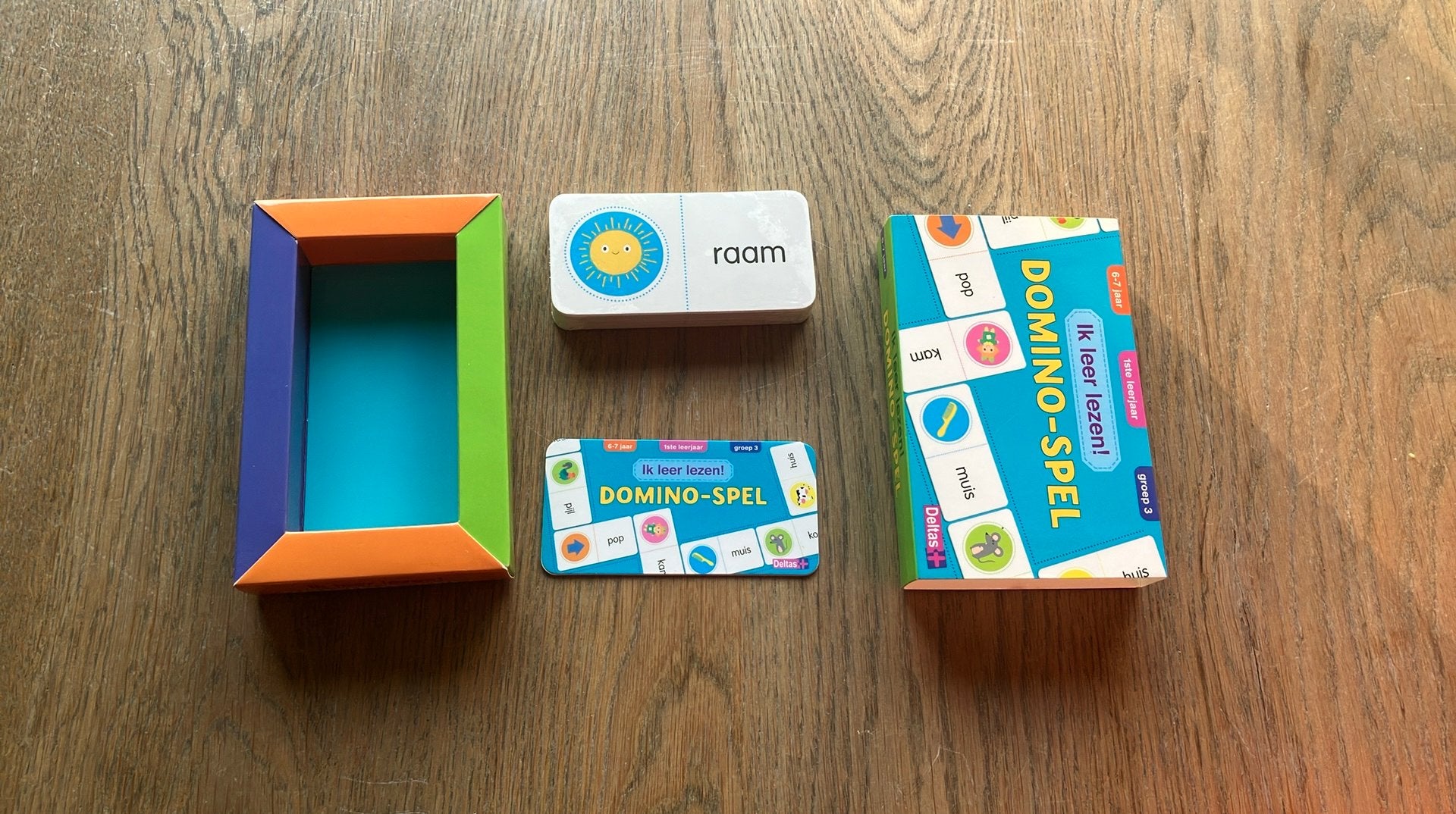 Ik leer lezen - Dominospel, Een of twee spelers, Ophalen of Verzenden, Nieuw