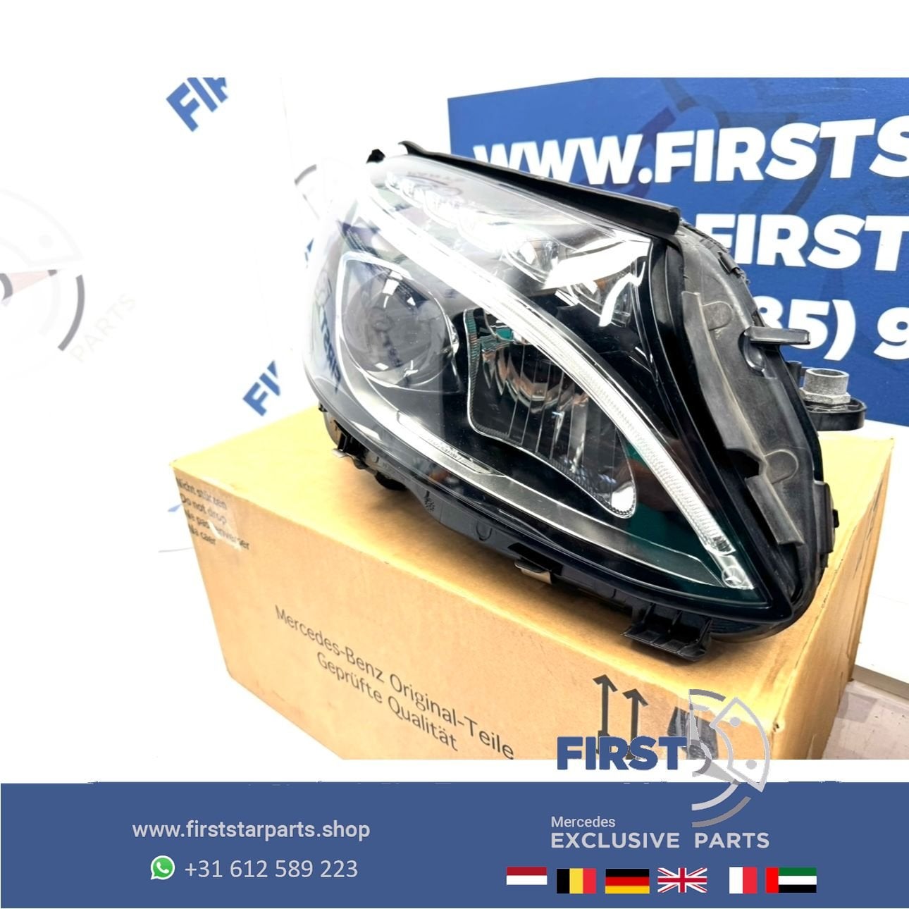 W205 C63 AMG KOPLAMP RECHTS LED High Performance A2059062402, Utilisé, -, -, Enlèvement ou Envoi