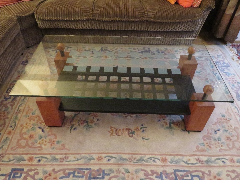Salon tafel, Ophalen, Glas