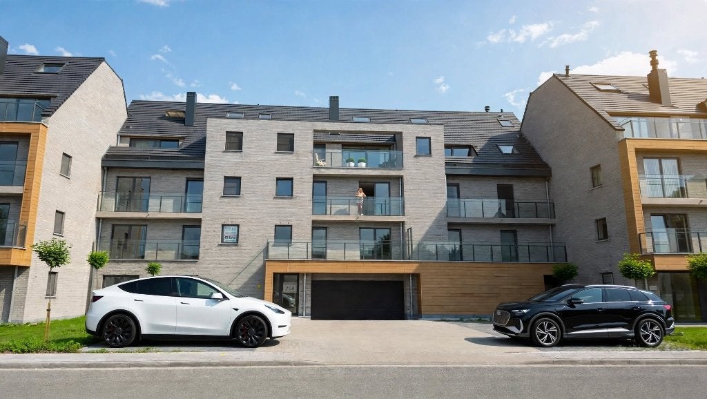 Centraal gelegen appartement met ruim, zonnig terras, Immo