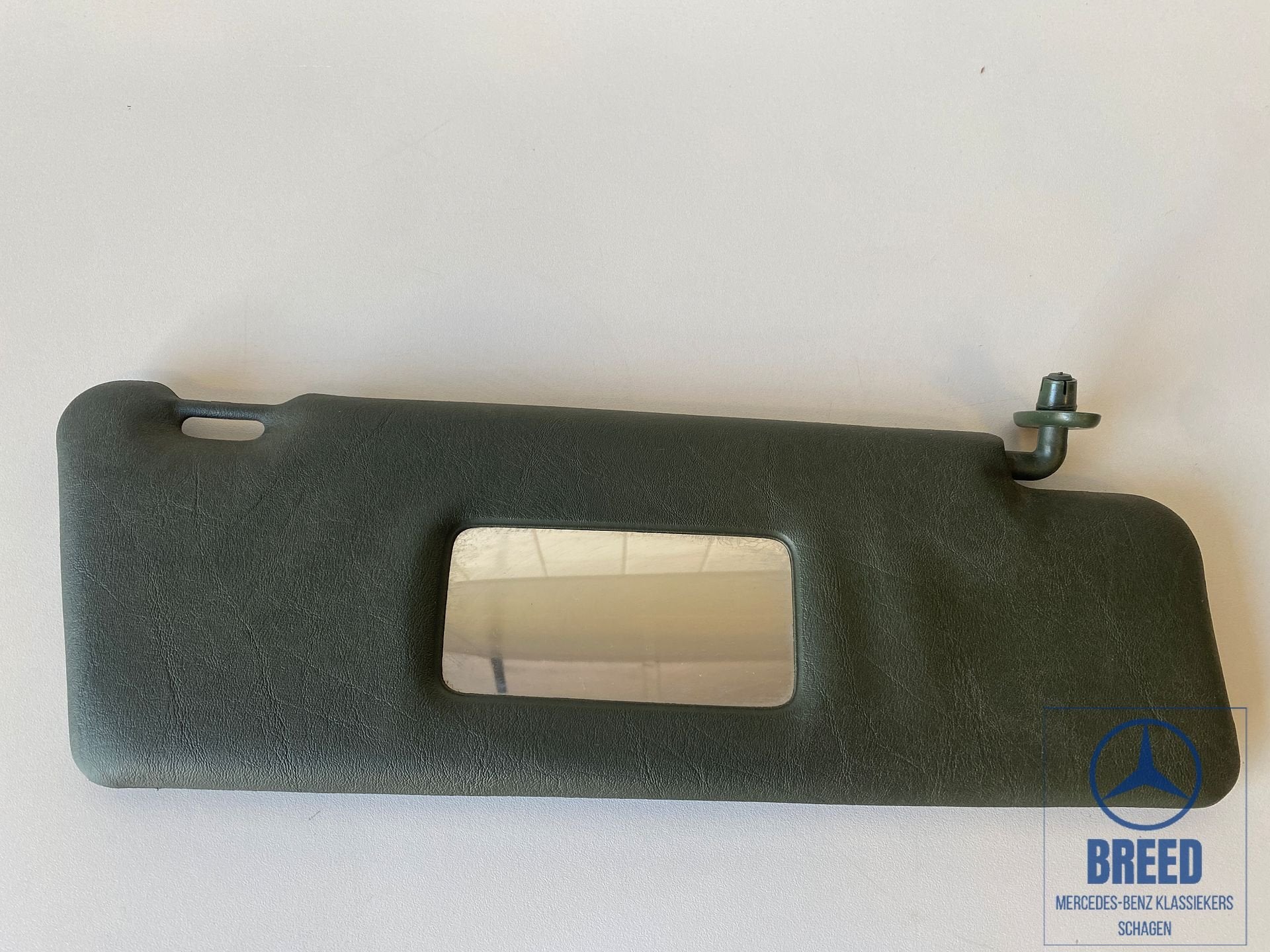 Zonneklep rechts olijfgroen voor Mercedes-Benz W124 W201, Auto-onderdelen, Interieur en Bekleding, Gebruikt, -, Ophalen of Verzenden