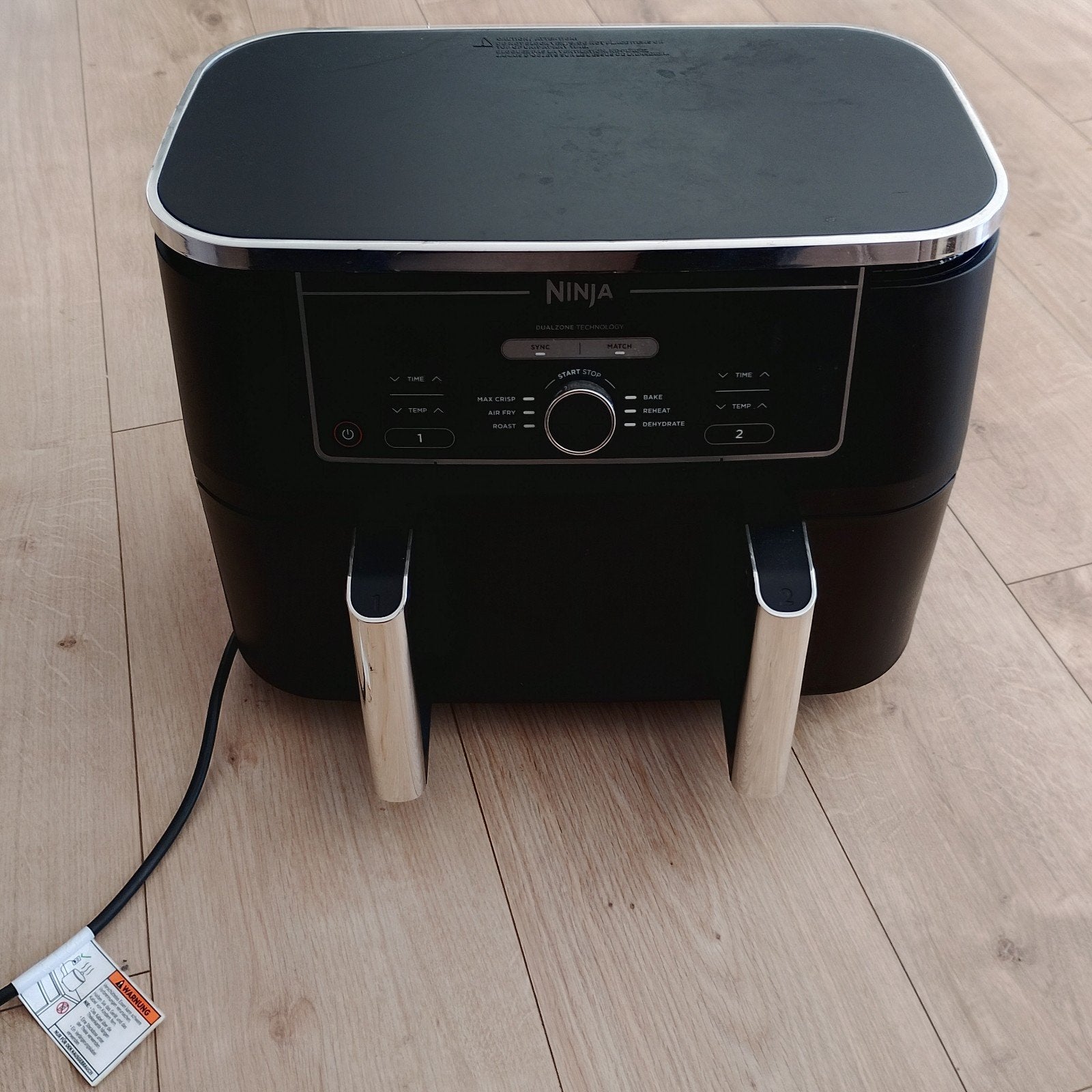 uuuuurgent!airfryer Ninja a ne pas rater, Electroménager, Enlèvement, Comme neuf, Friteuse à air XL, 1500 grammes ou plus