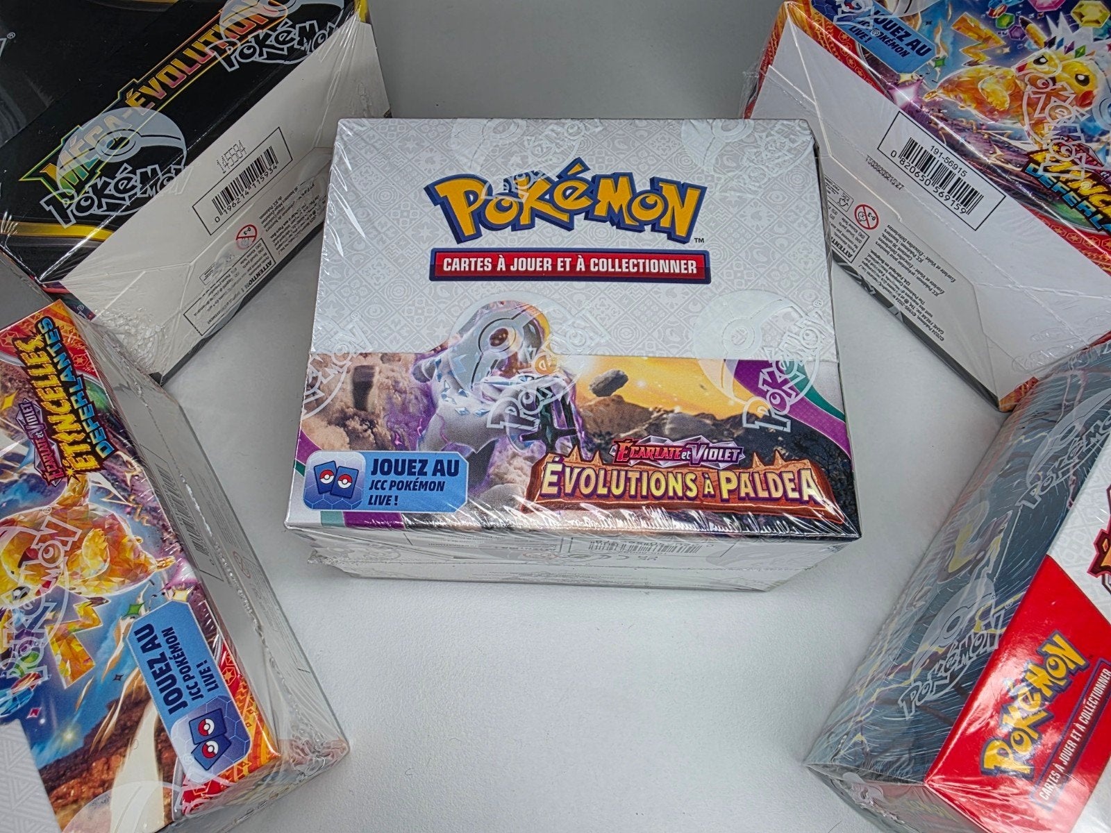 1 Paldea Pokemon Evolution-scherm!, Ophalen of Verzenden, Nieuw, Boosterbox, Foil
