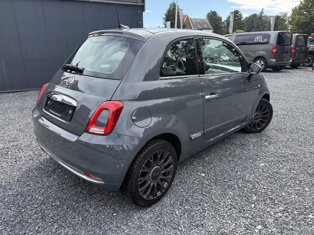 Fiat 500 1.2i Lounge, 19.000 km, Panoramisch Dak, Leder, PDC, Autos, Argent ou Gris, Achat, Euro 6, Entreprise
