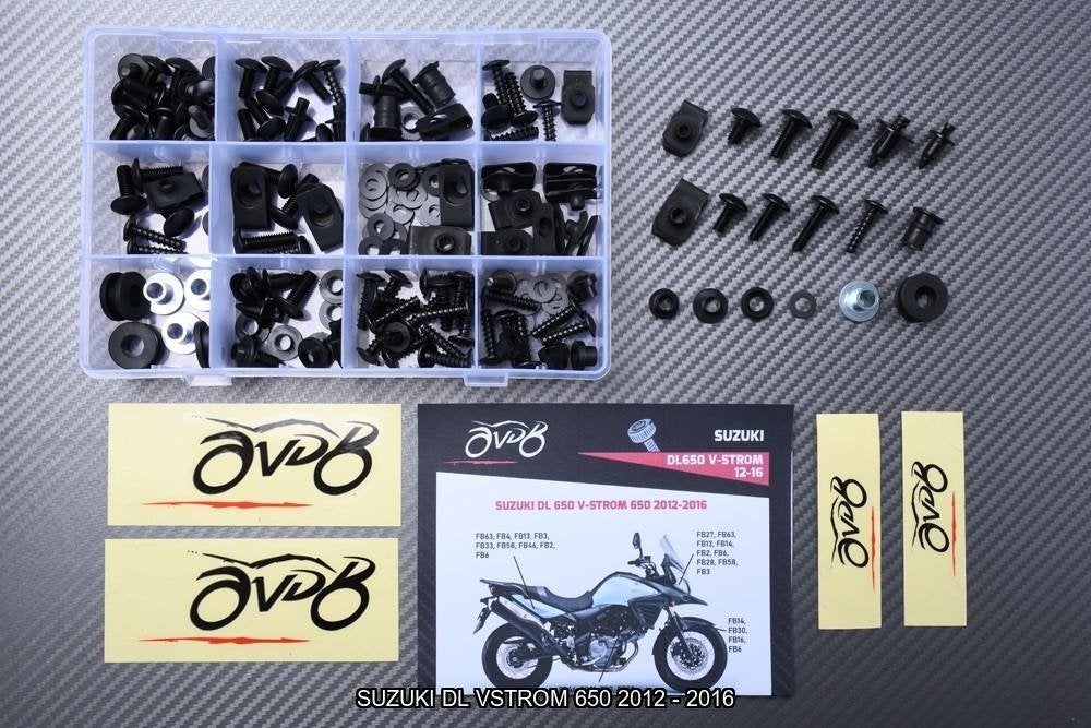 Kit visserie spécifique pour SUZUKI DL VSTROM 650 2012 2016, Motos, Enlèvement ou Envoi, Neuf