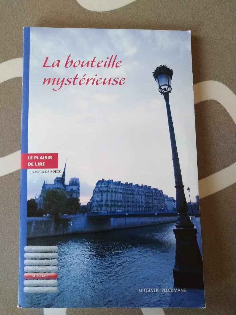 La bouteille mystérieuse, Enlèvement, Utilisé, Français, Pelckmans