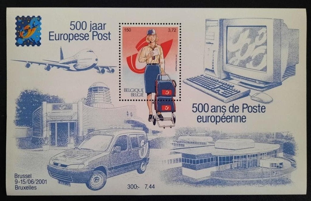Belgique : COB 3001-BL91 ** Belgica 2001., Sans timbre, Neuf, Enlèvement ou Envoi, Non oblitéré