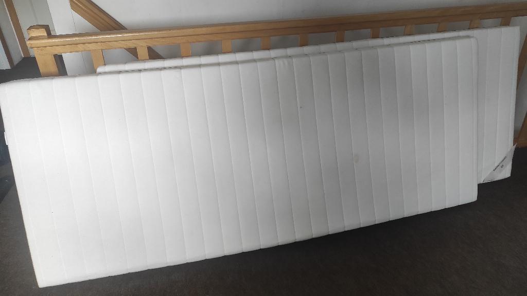 2 matrassen, Ophalen, Gebruikt, 90 cm, Eenpersoons
