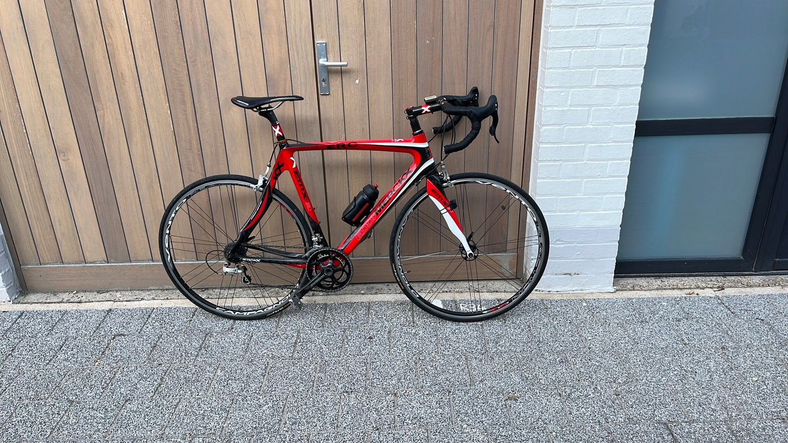 Eddy Merckx EMX 3 koersfiets full carbon, 53 tot 57 cm, Ophalen, Zo goed als nieuw, Velgrem