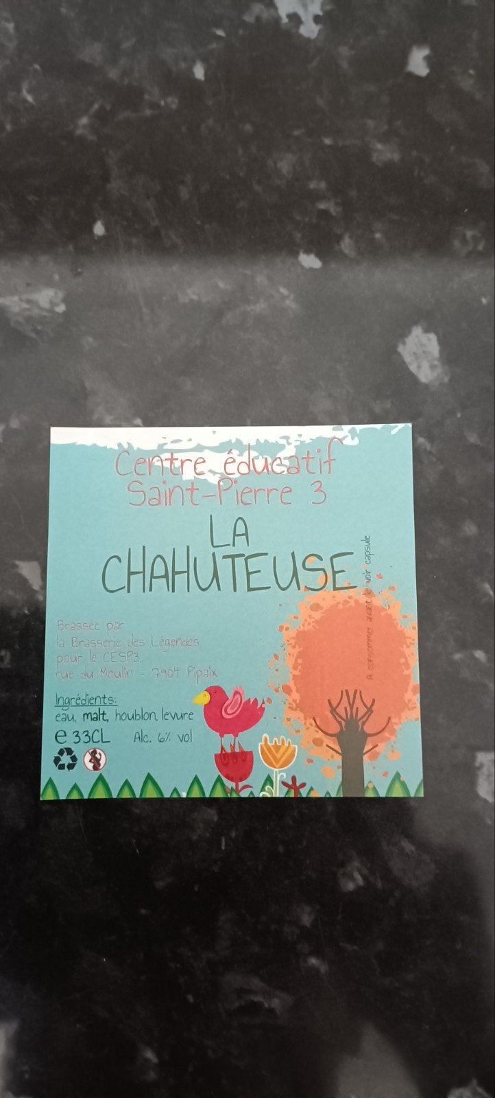 bieretiket la chahuteuse br de legendes Pipaix, Collections, Enlèvement ou Envoi