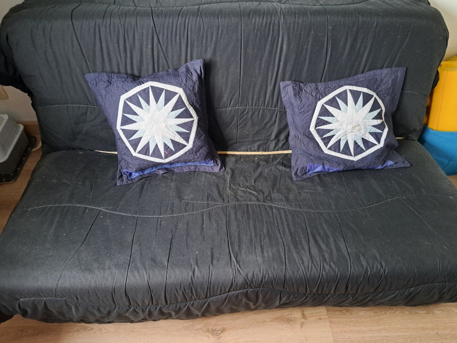 canapé-lit, Maison & Meubles, Queen size, 140 cm, Enlèvement, Utilisé