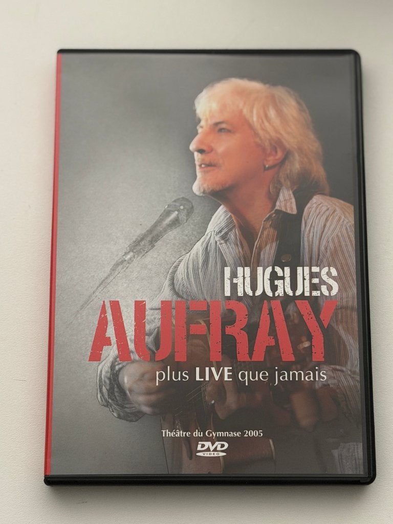 Hugues Aufray – Plus Live Que Jamais (DVD), Tous les âges, Enlèvement ou Envoi, Utilisé, Concert