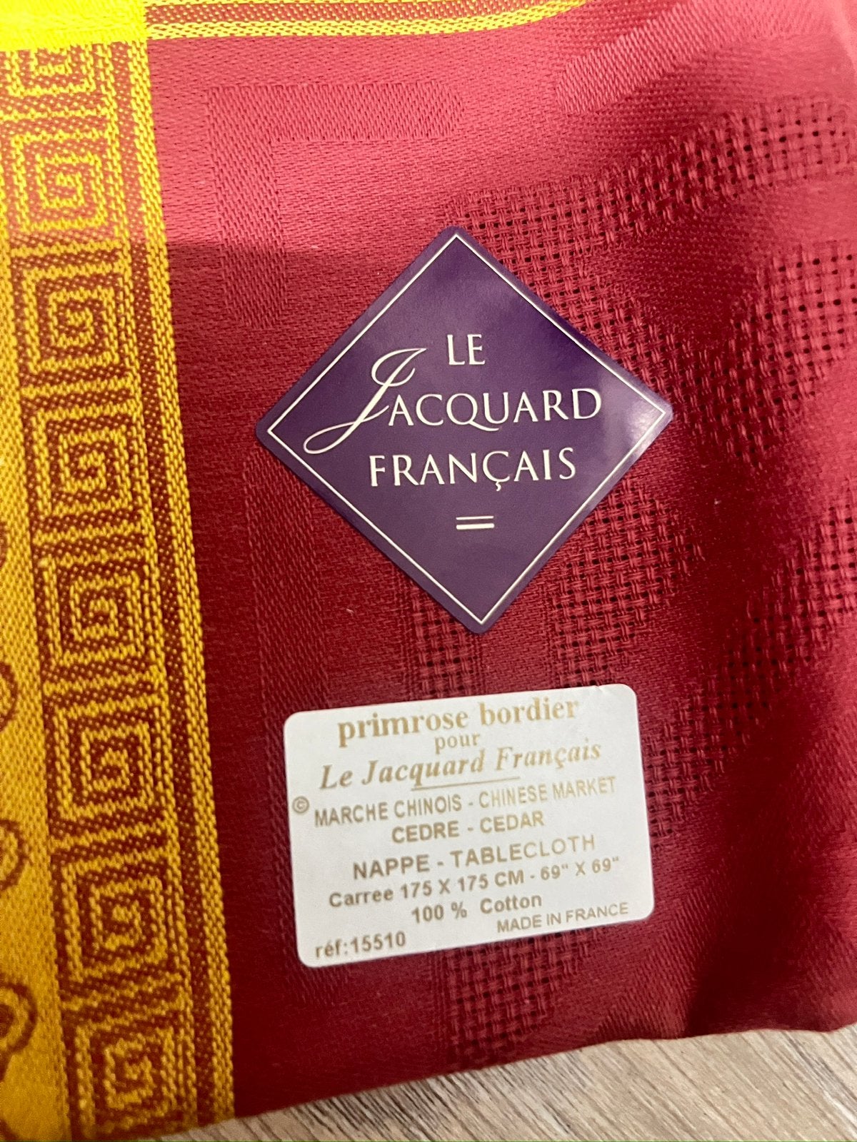 Nappe Le Jacquard Français 175x175 neuve, Enlèvement ou Envoi, Neuf