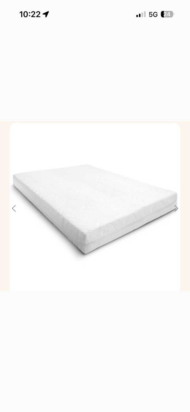 GRATIS nieuw DUBBEL MATRAS, Ophalen, Zo goed als nieuw, Matras