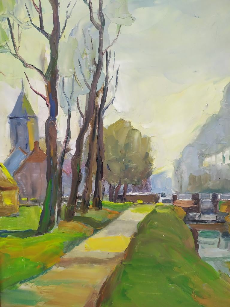 Peinture de Maurits Dousselaere, Antiquités & Art, Art | Peinture | Classique, Enlèvement ou Envoi